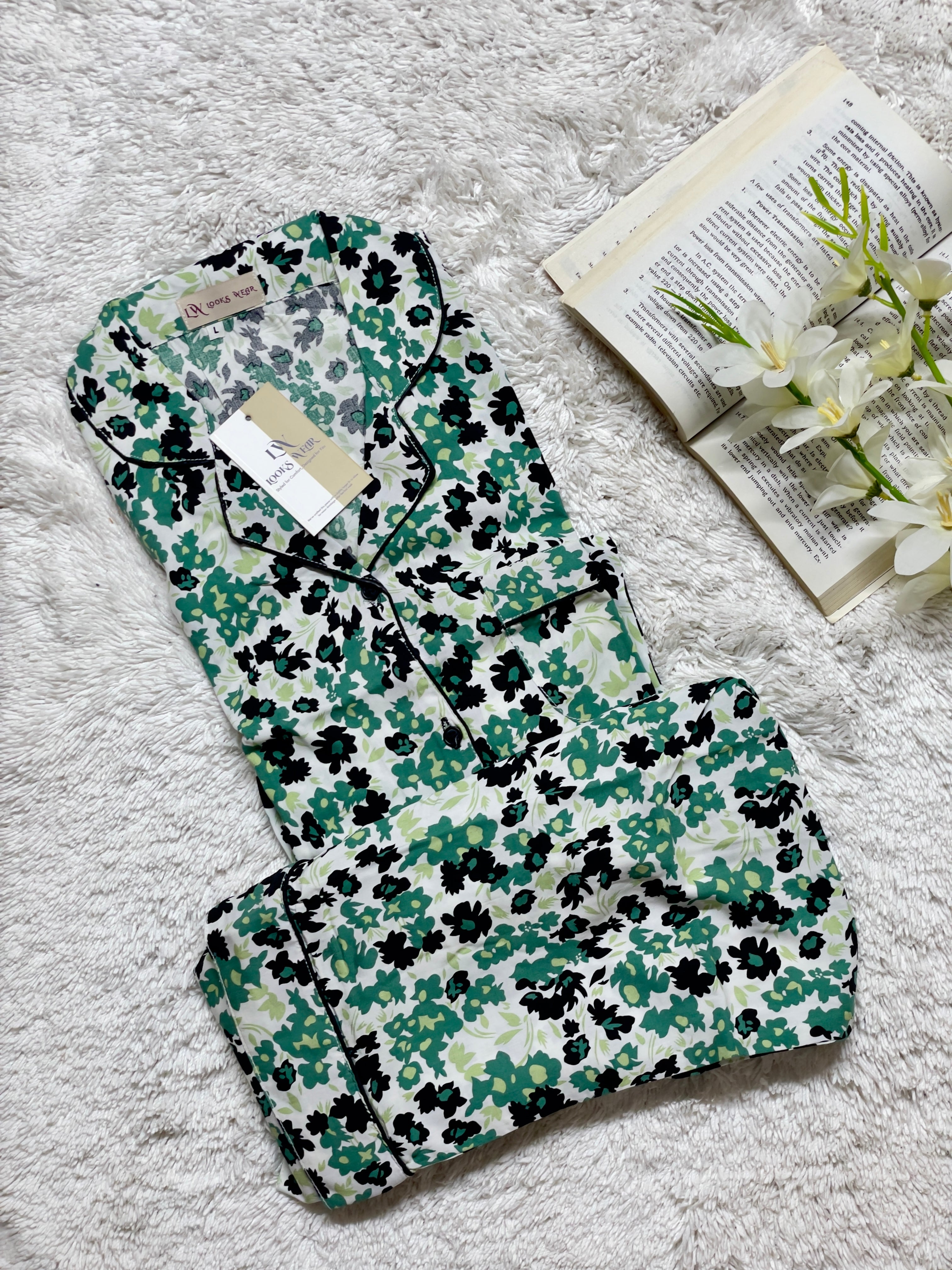 GREEN FLORAL